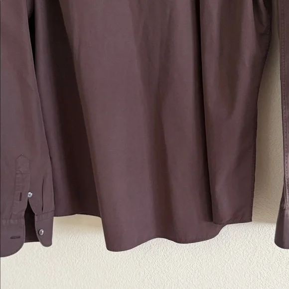 Men's Ferragamo long-sleeve cotton shirt - Picture 10 of 16